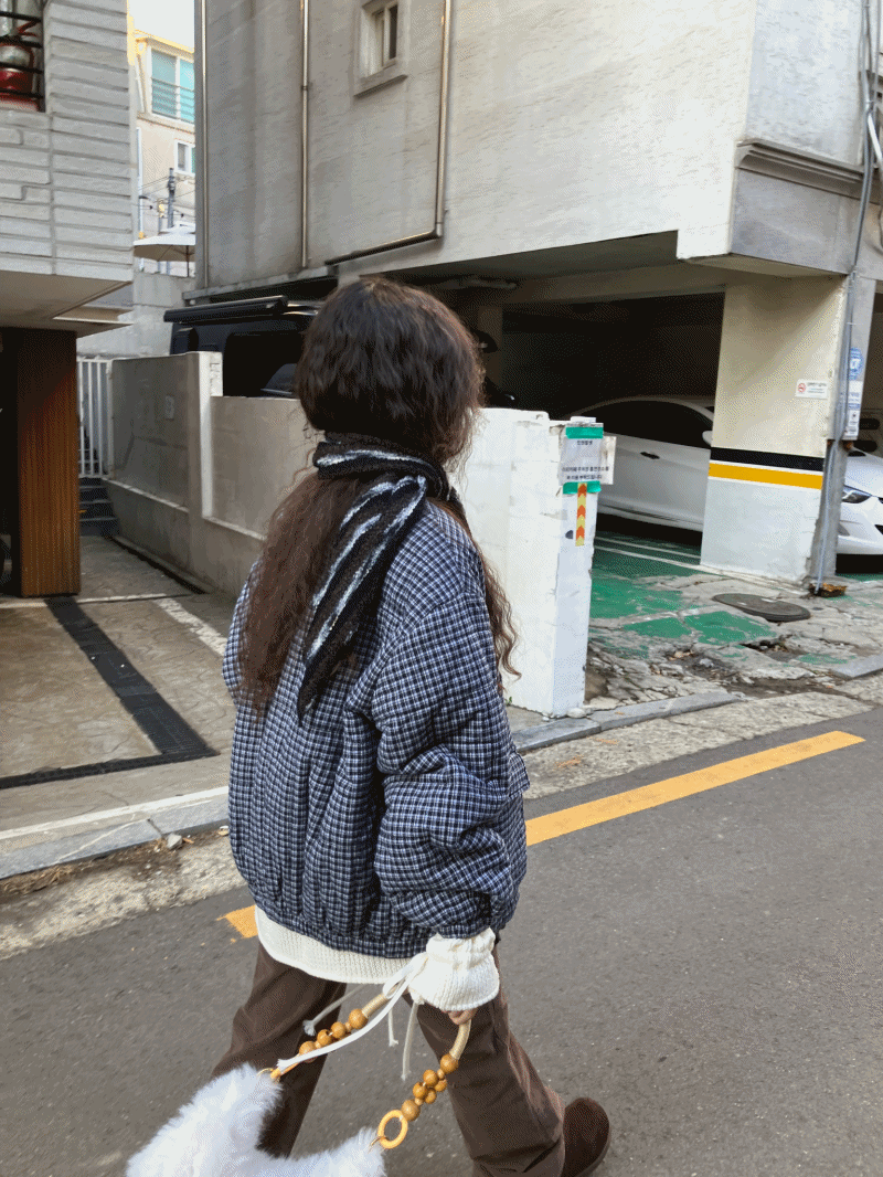 코지 누빔 점퍼