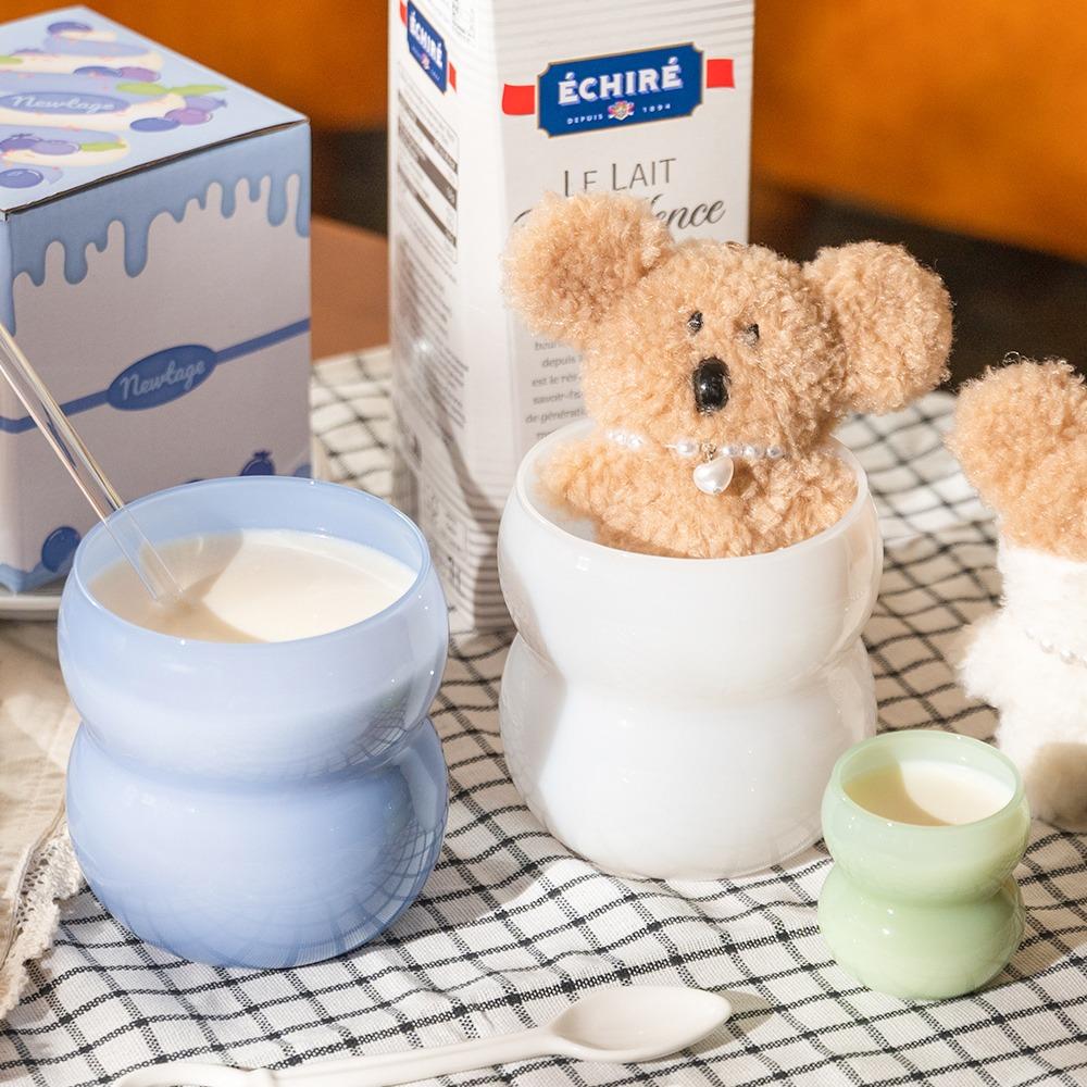 뉴티지 빙봉 2F 밀크글라스 내열 유리컵 3color