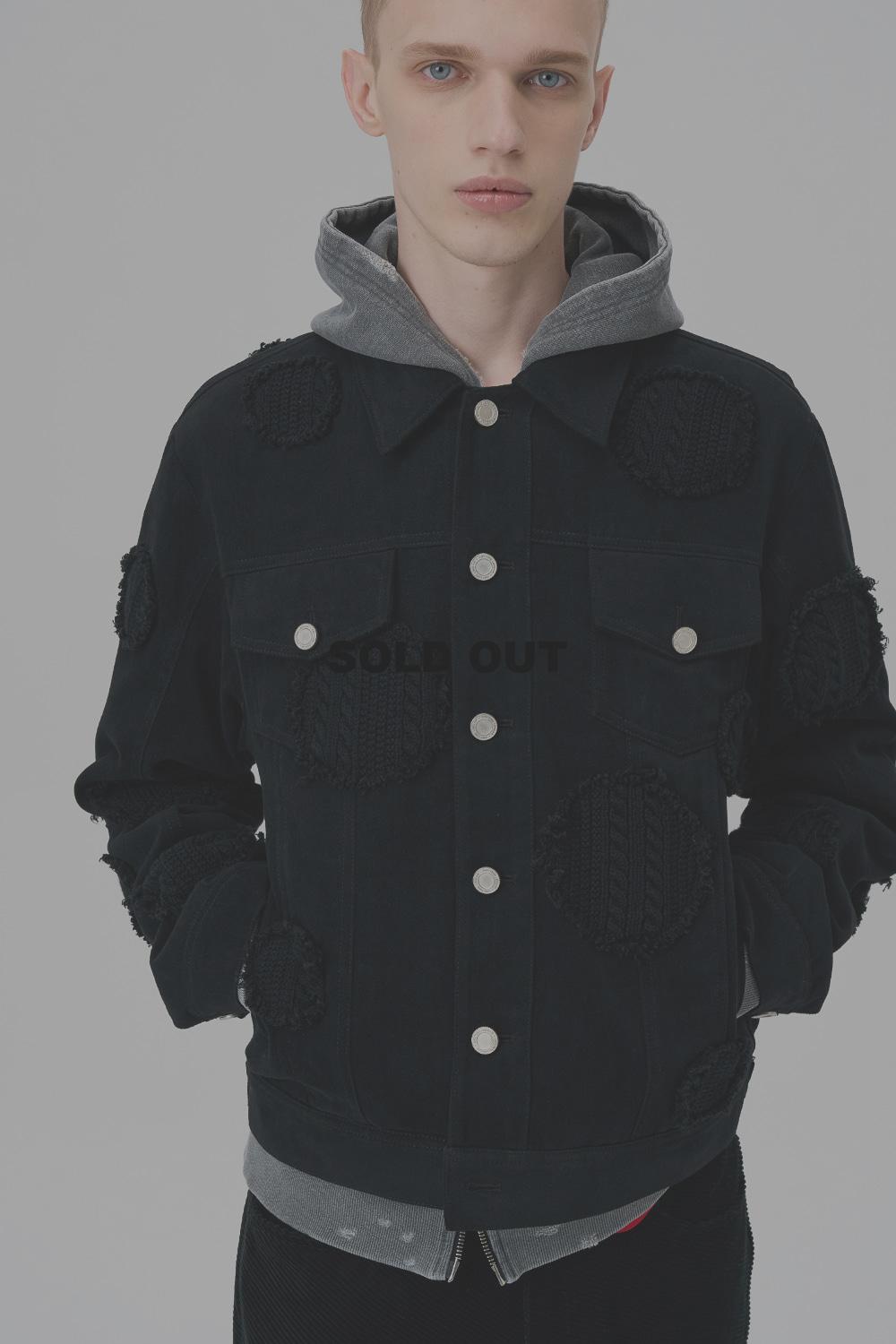 [TRSC] COTTON BLOSSOM JACKET - BLACK