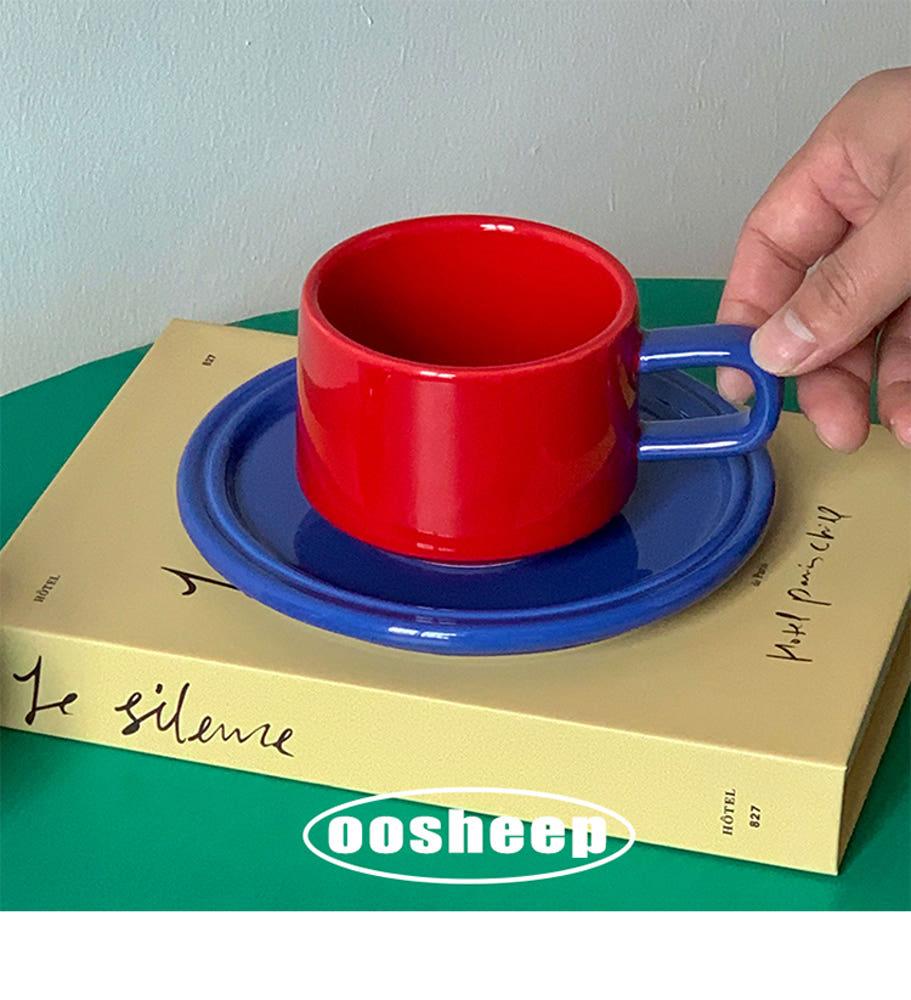 레드블루 커피잔 인테리어소품 선물샵