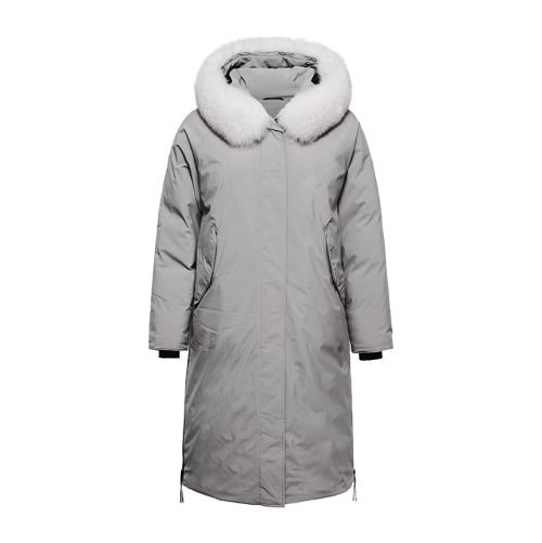 아이스제로 레이디 다운자켓 라이트그레이