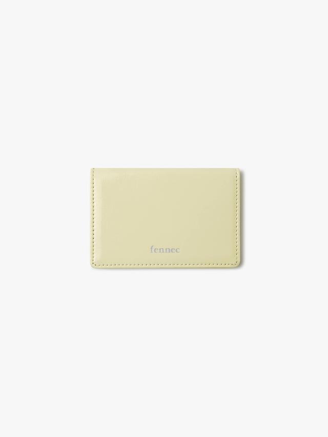 CRINKLE SOFT CARD CASE - LEMON SORBET