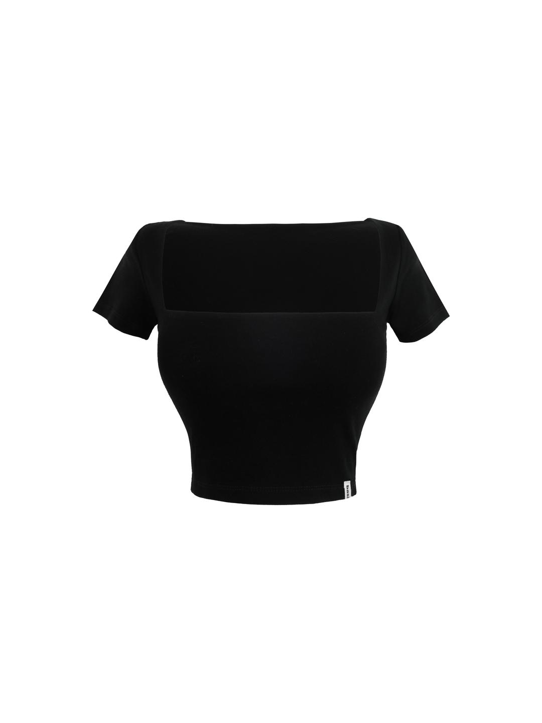 [ODOR MADE] Basic square crop top