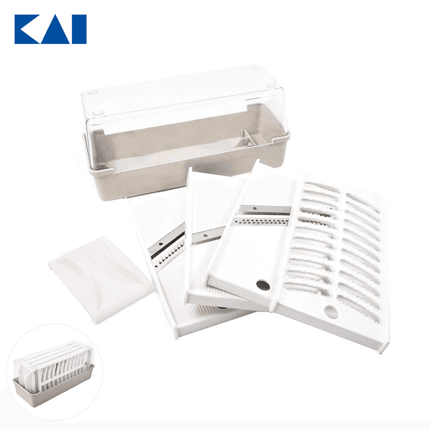 카이 만능 채칼 세트 채썰기 슬라이스 강판 보관 용기 간편 수납 DH7076