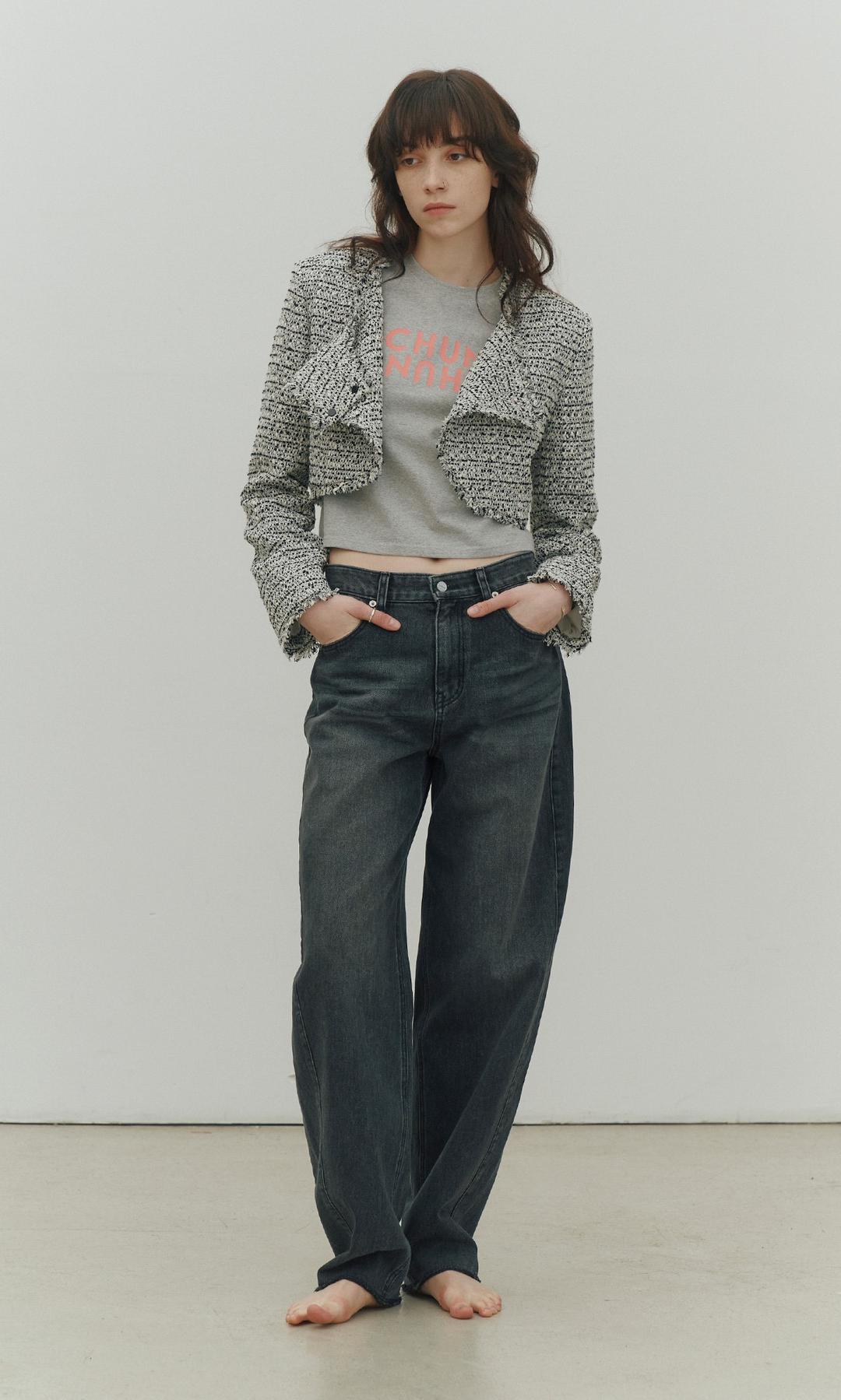 Awake Denim Trouser_Gray (1차 리오더)