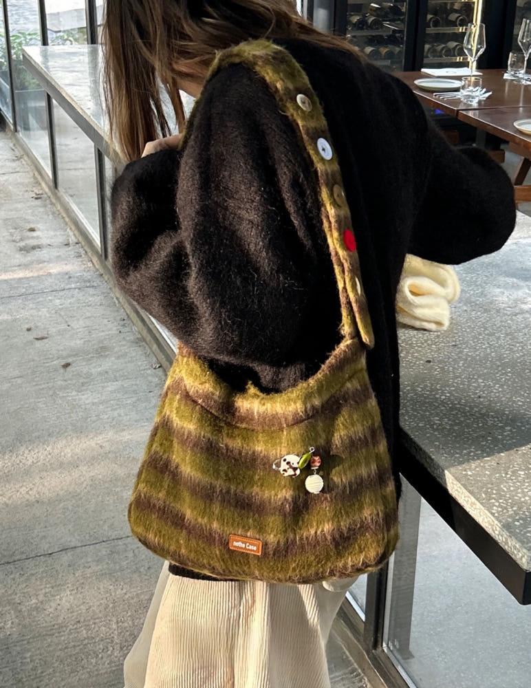 NotheCase 'Hertz Forest' 체크 퍼 크로스백