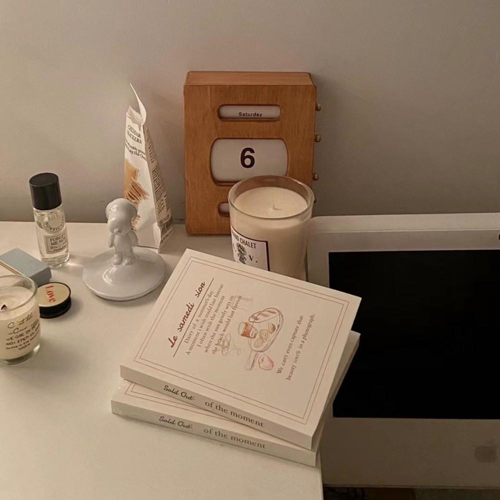 로맨틱 감성 무지 노트 수첩 다이어리 문구 사무용품 학용품