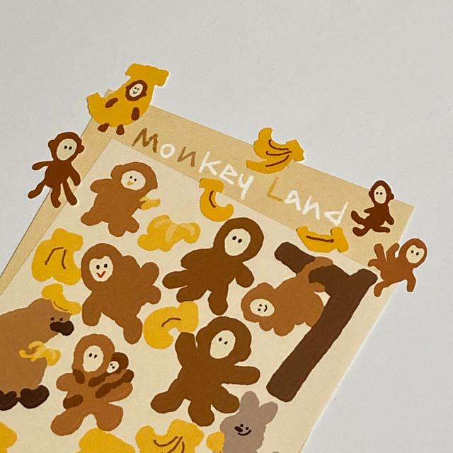 Monkey Land Sticker