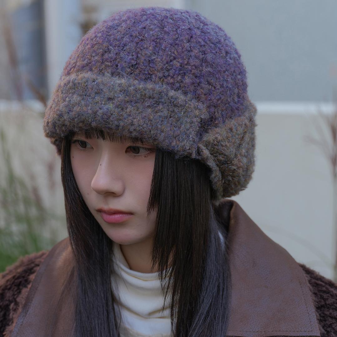 틸데서울 믹스비 빈티지 귀도리 울 비니 3color