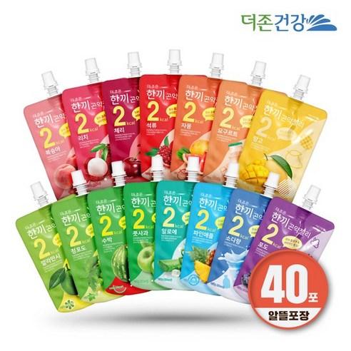 한끼 곤약젤리 150g 15종 40팩 알뜰포장 - 젤리 | 쿠팡