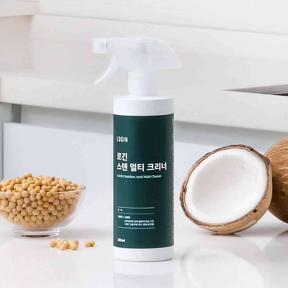 로긴 멀티 찌든때 클리너 물때 기름때제거 스텐클리너