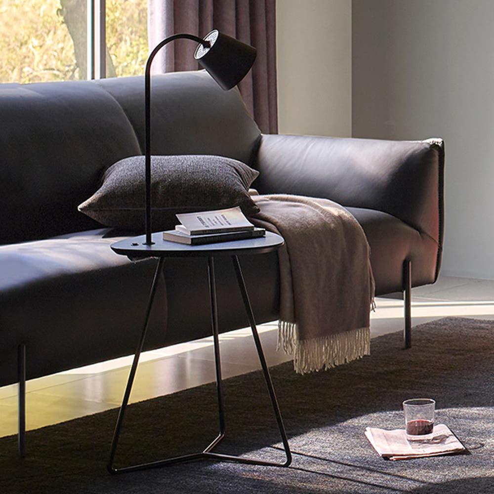 [일룸] 리타 조명 사이드 테이블 (H) / 철재 각도 조절 LED 스탠드