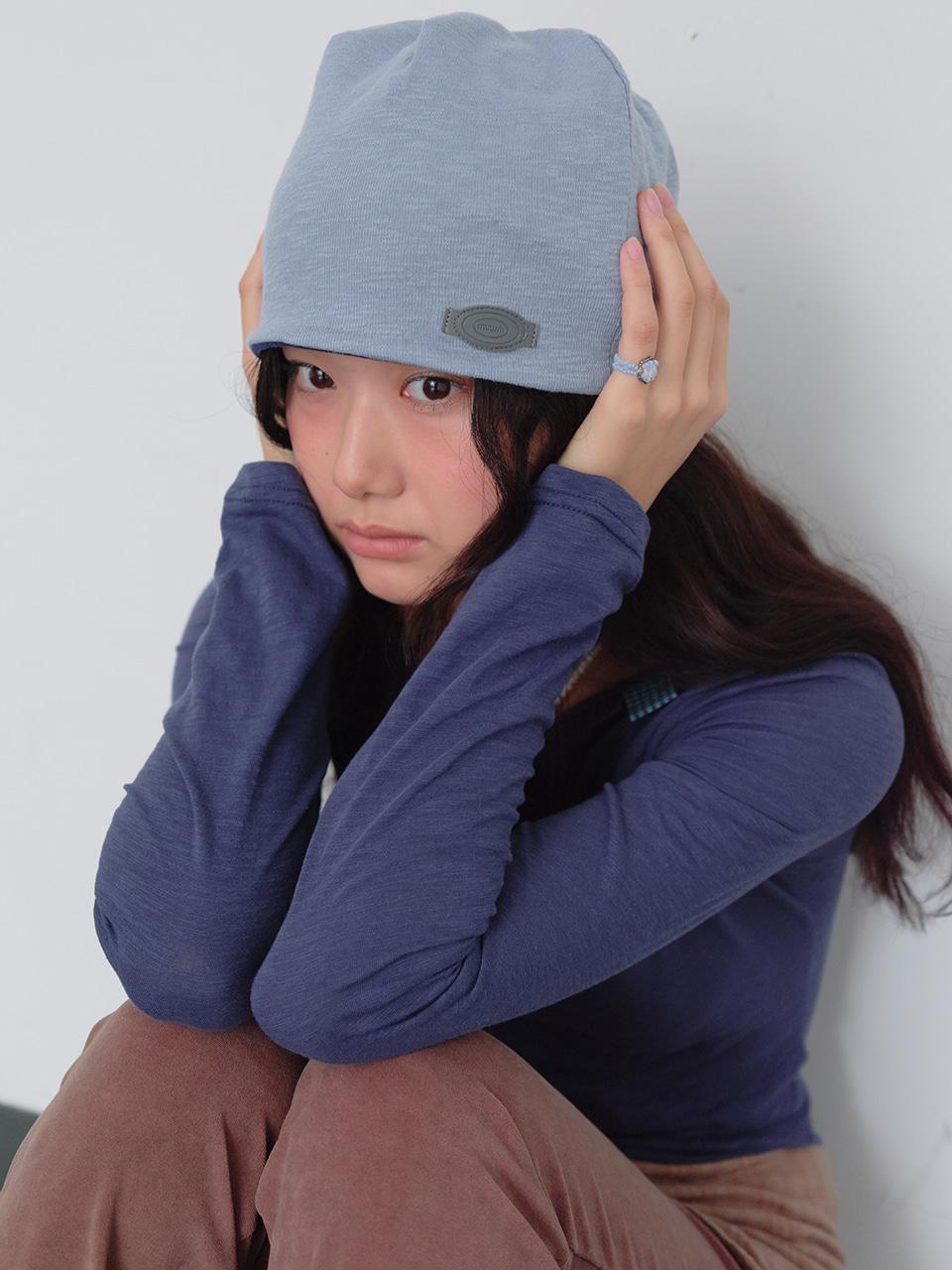 Reversible Flip Beanie (Navy)