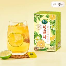 순작 청귤차 과일허브티 티백 20T / 청귤 아이스티 과일차 스테비아 제로칼로리