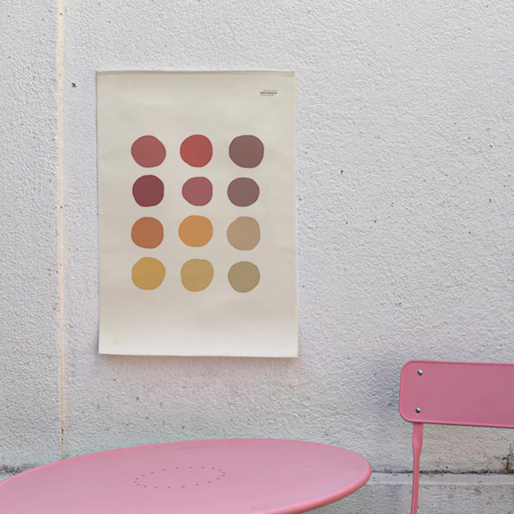 팔레트 일러스트 패브릭 포스터 / 가리개 커튼 (포스터 M)