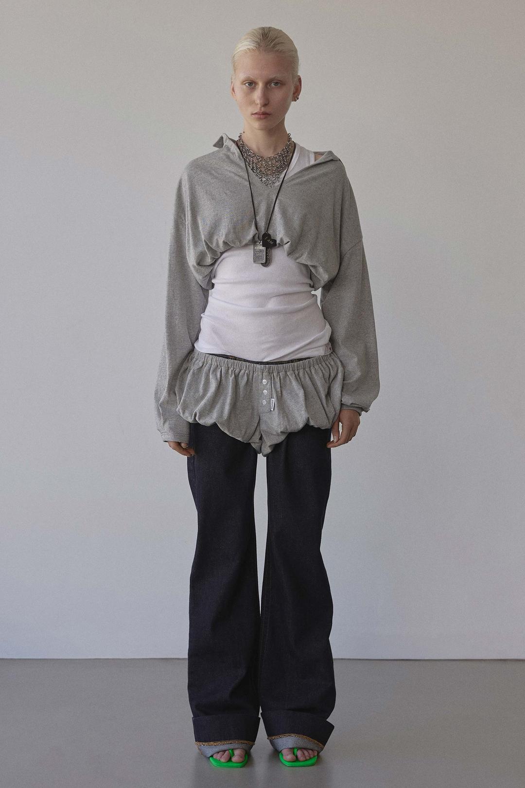 Good Girl Bloomers Melange Gray