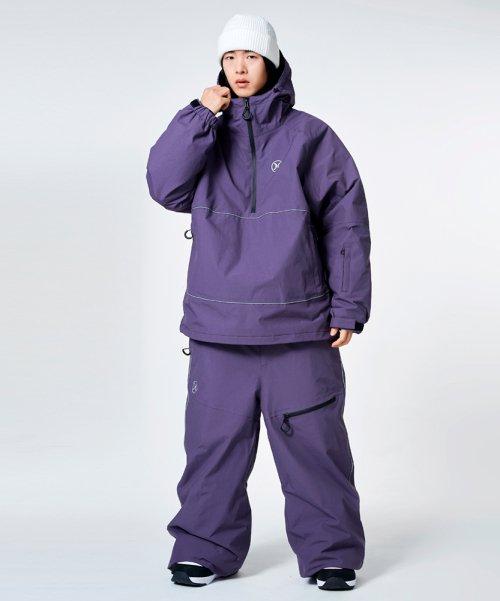 [DOLL X FOGUS]AVA 스노우보드복 세트(아노락 자켓&팬츠) 퍼플 남녀공용
