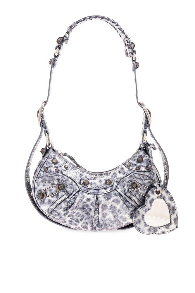 Balenciaga Le Cagole Leopard Print XS Shoulder Bag