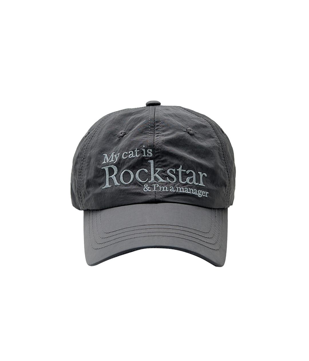 Rockstar cat cap (Charcoal)- 3월 중순 발송예정