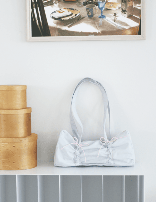 캔디백 - 그레이 핑크