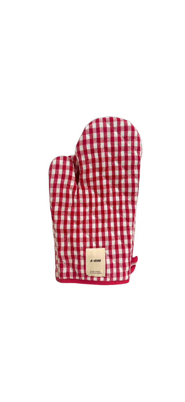 AHIND Oven Gloves (Red-Large)