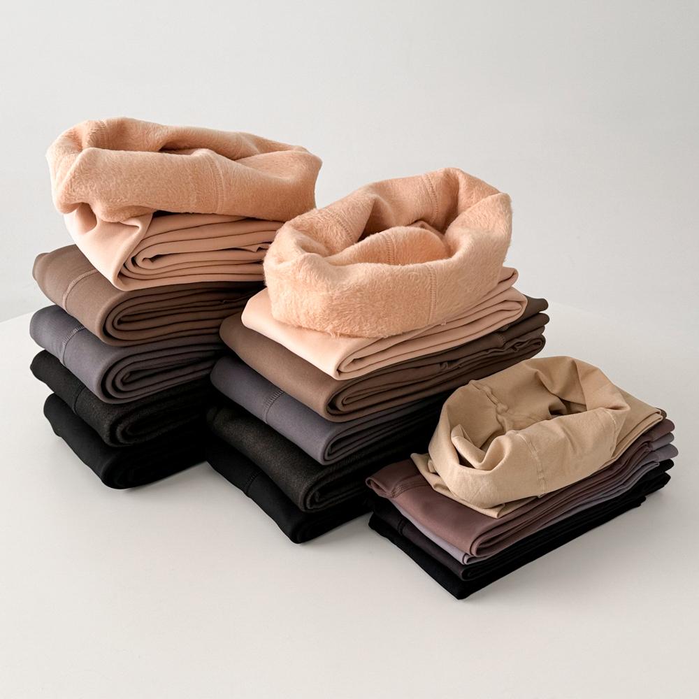 블루씨티 [3가지두께/착시] 올시즌 착시 융털 기모 페이크 시스루 레깅스 고탄력 팬티 스타킹 5color