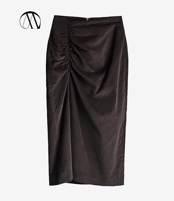 A. 애프터 셔링 코듀로이 스커트<span style=font-size:0pt