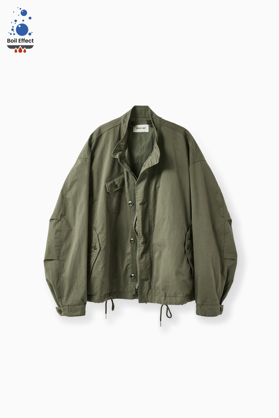 WASHED COTTON LAND PARKA KHAKI (BOIL / EASY CARE)