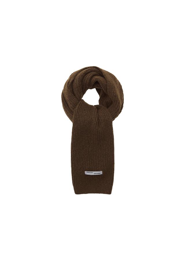 Classic Wool Touch Muffler (Brown)