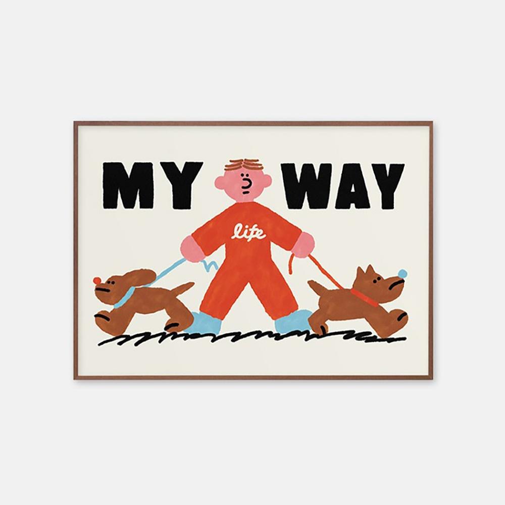 [29CM 단독] Kim Jam 작가, MY WAY 포스터