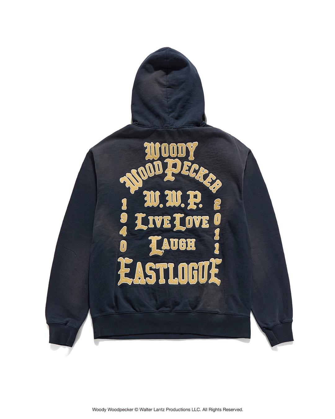 WOODY AFTER HOOD SWEAT / NAVY