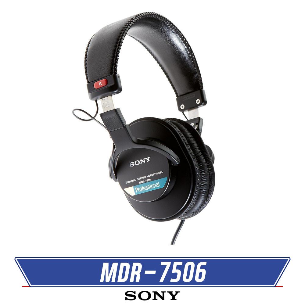 SONY MDR-7506 모니터링 헤드폰 스튜디오 모니터