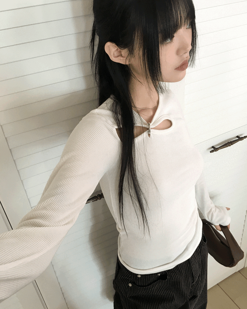 페포 오링 트임 워머 긴팔 티셔츠