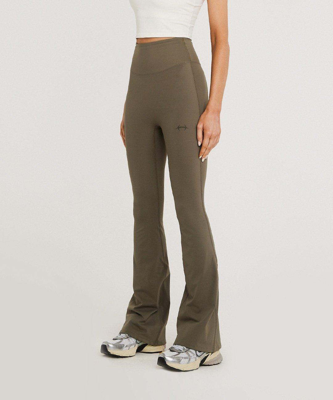 에이치덱스 우먼스 서포트 부츠컷 레깅스 (Taupe)