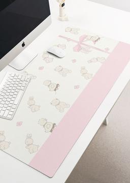 페어리룸 waglewagle mousepad 핑크 마우스패드 장패드 동물 토끼 곰돌이