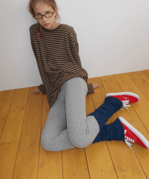 Leggings With Leg Warmers, Grey