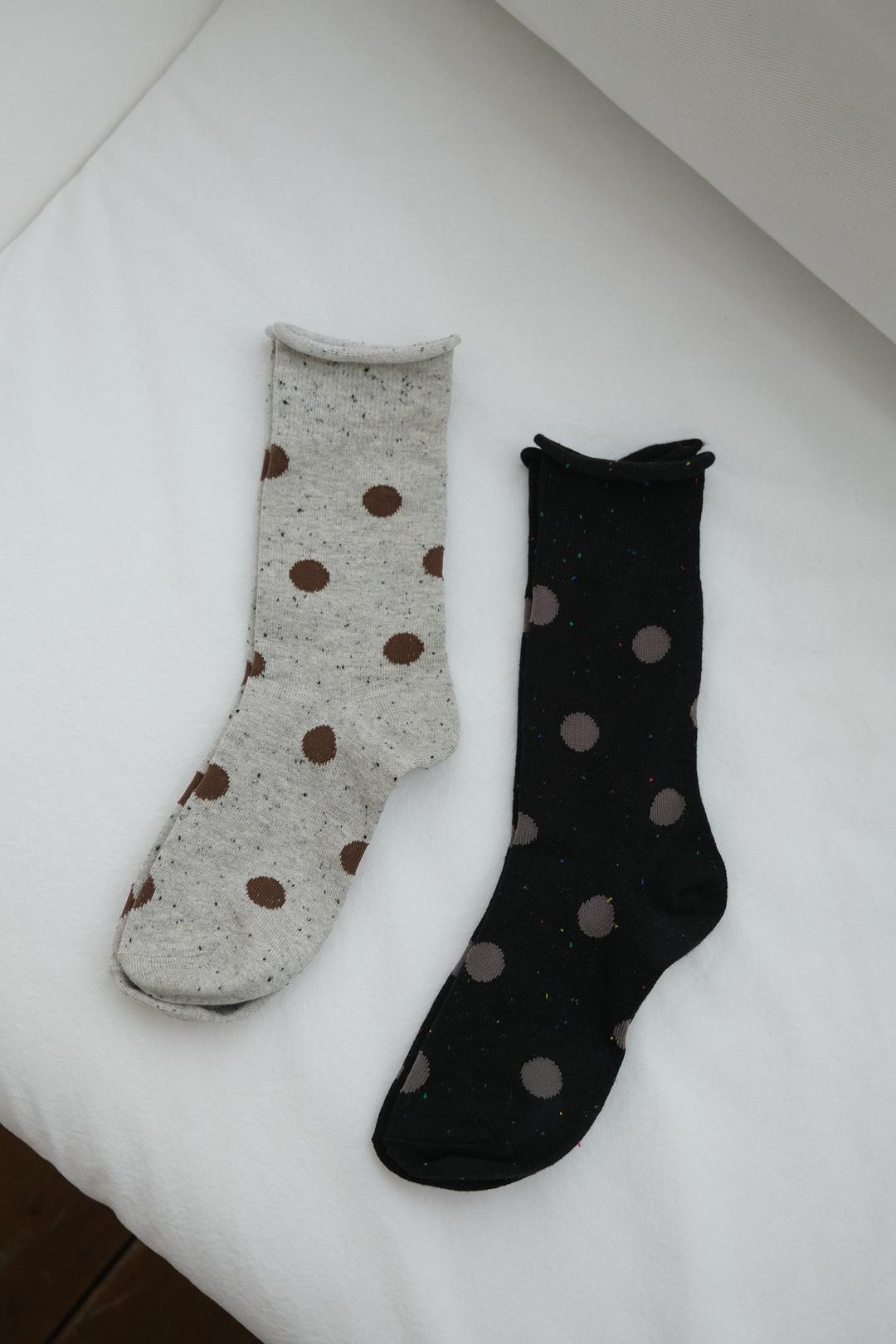 Dot bokashi socks (2col)