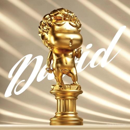 크레용 신짱 NPC 데이비드 한정판 GK 짱구 25cm 피규어