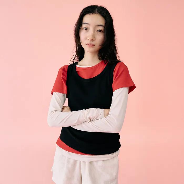 [단독] [ROUTINE] UNIT SLEEVELESS_BLACK