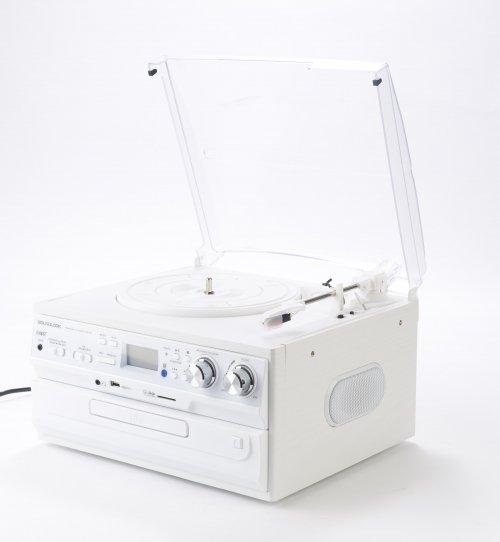 화이트VERSION CD/LP턴테이블 SLT-300W