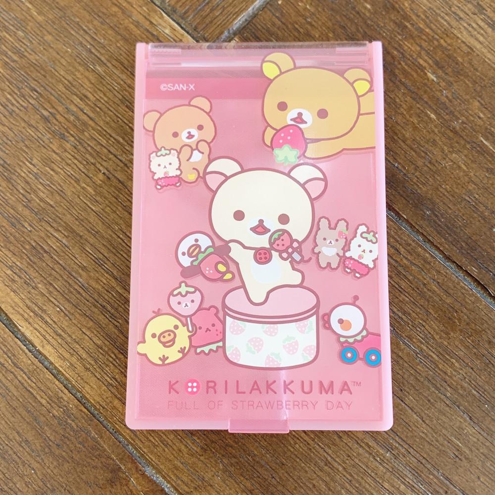 리락쿠마_코리락쿠마의 딸기 손거울/탁상거울