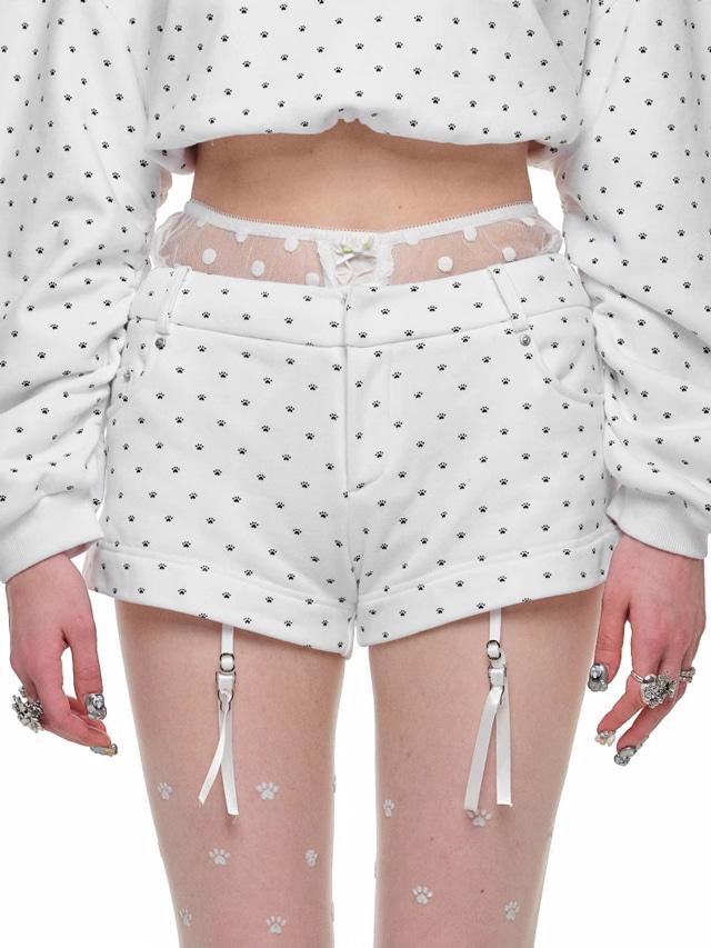 1JINN STUDIO Cat Paw Print Sport Shorts