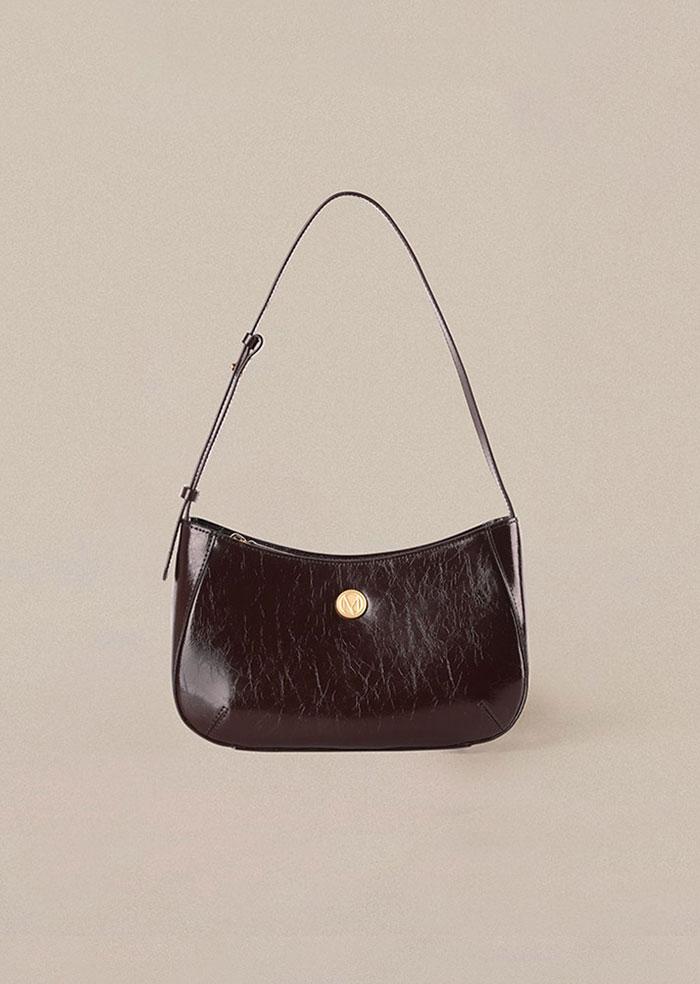 Ecrin shoulder bag - Chocolate brown