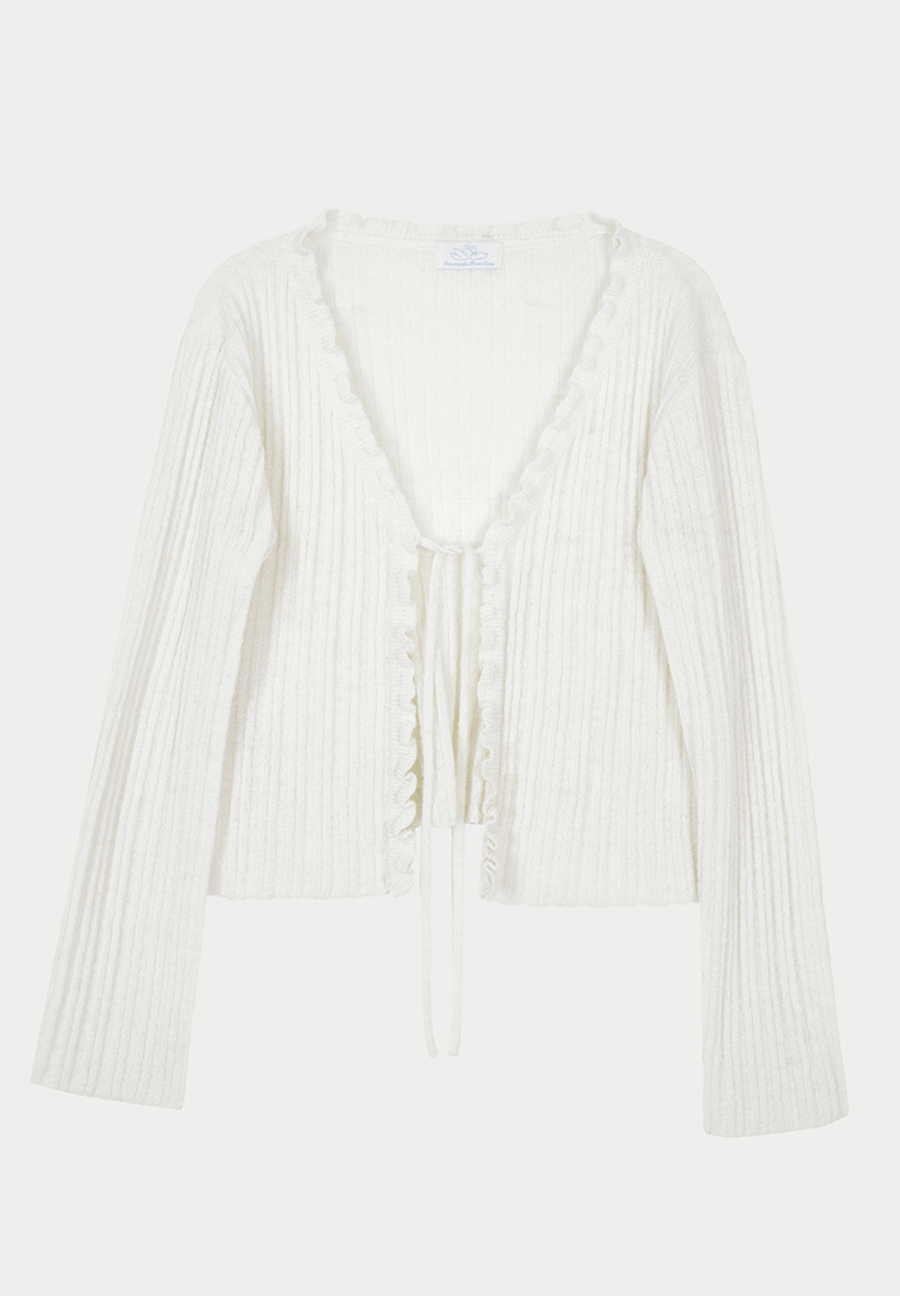 Blush Alpaca Cardigan & Knit Top Set (2color)