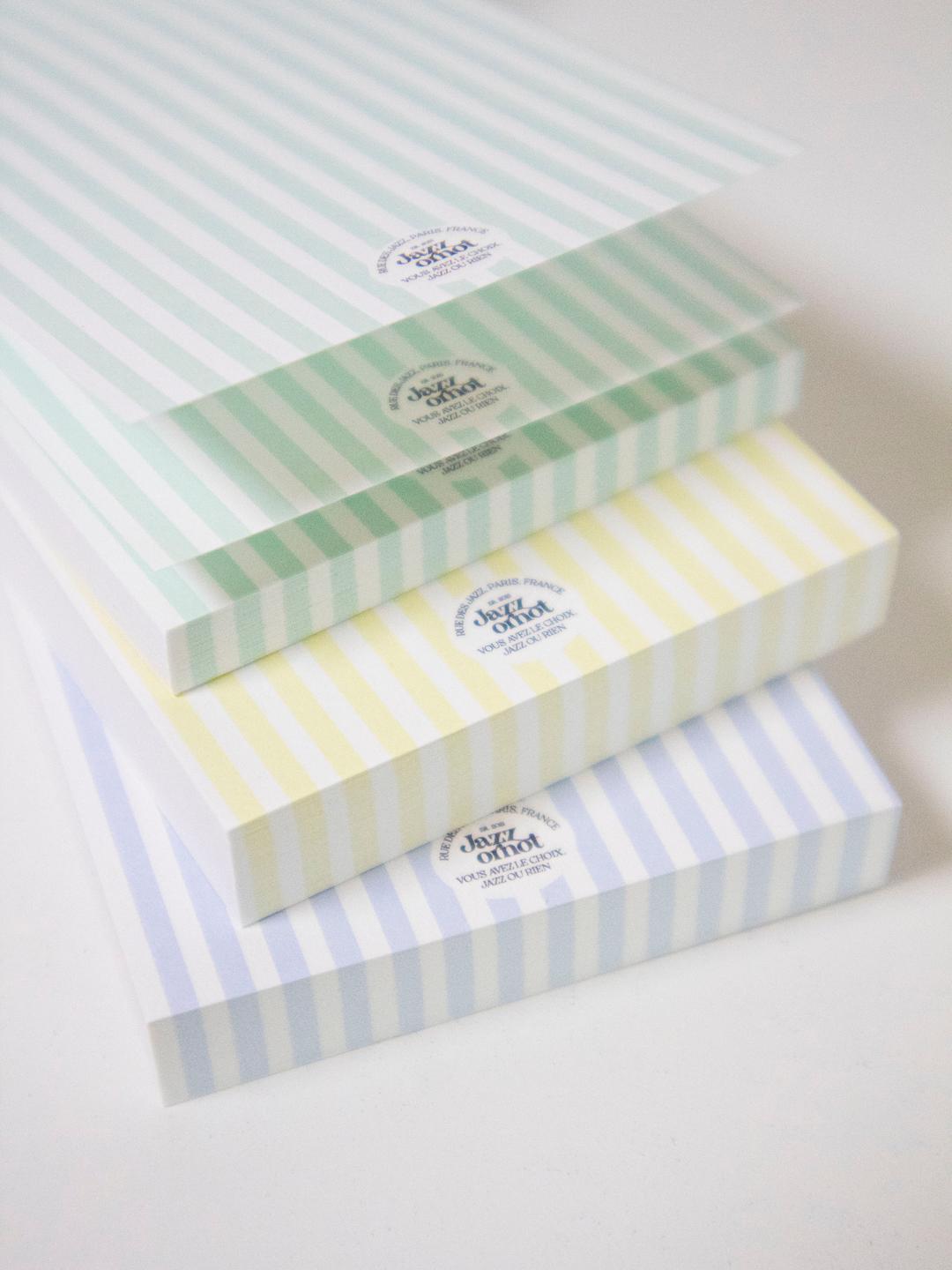 Spring Stripe Mini Memo