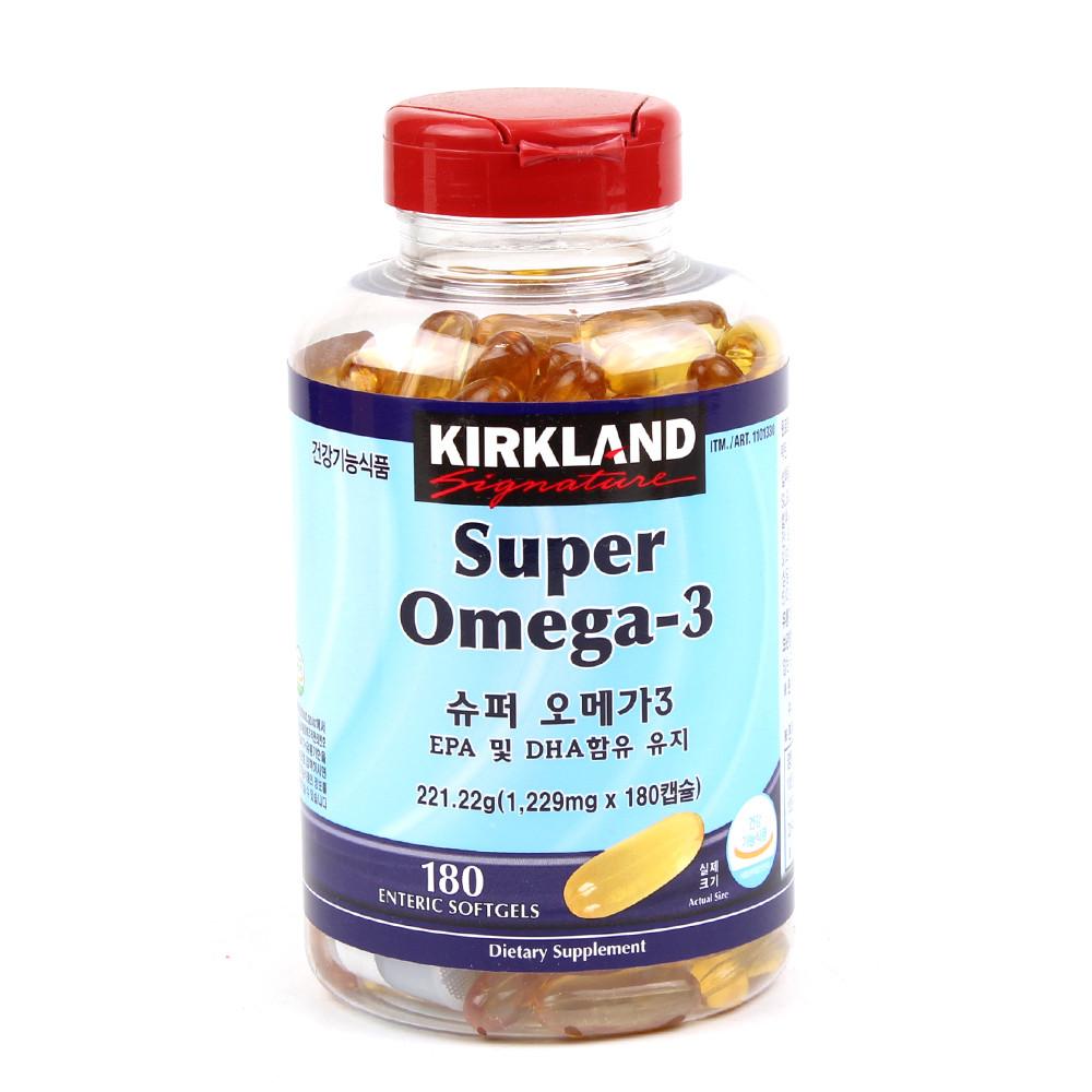 코스트코 커클랜드 슈퍼 오메가3 1229mg x 180캡슐 [원산지:상세설명에 표시]