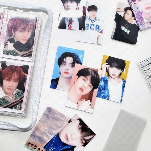 [당일배송] 투명 하드타입 포카 카드 슬리브 포토카드 아이돌 포카 탑로더 바인더 프레임 홀더 opp