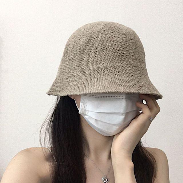 [1+1할인/당일출고] 샤베트 여름 니트 벙거지 - 봄 여름 가을 겨울 사계절 여자 남녀공용 빈티지 버킷햇 모자 빅사이즈