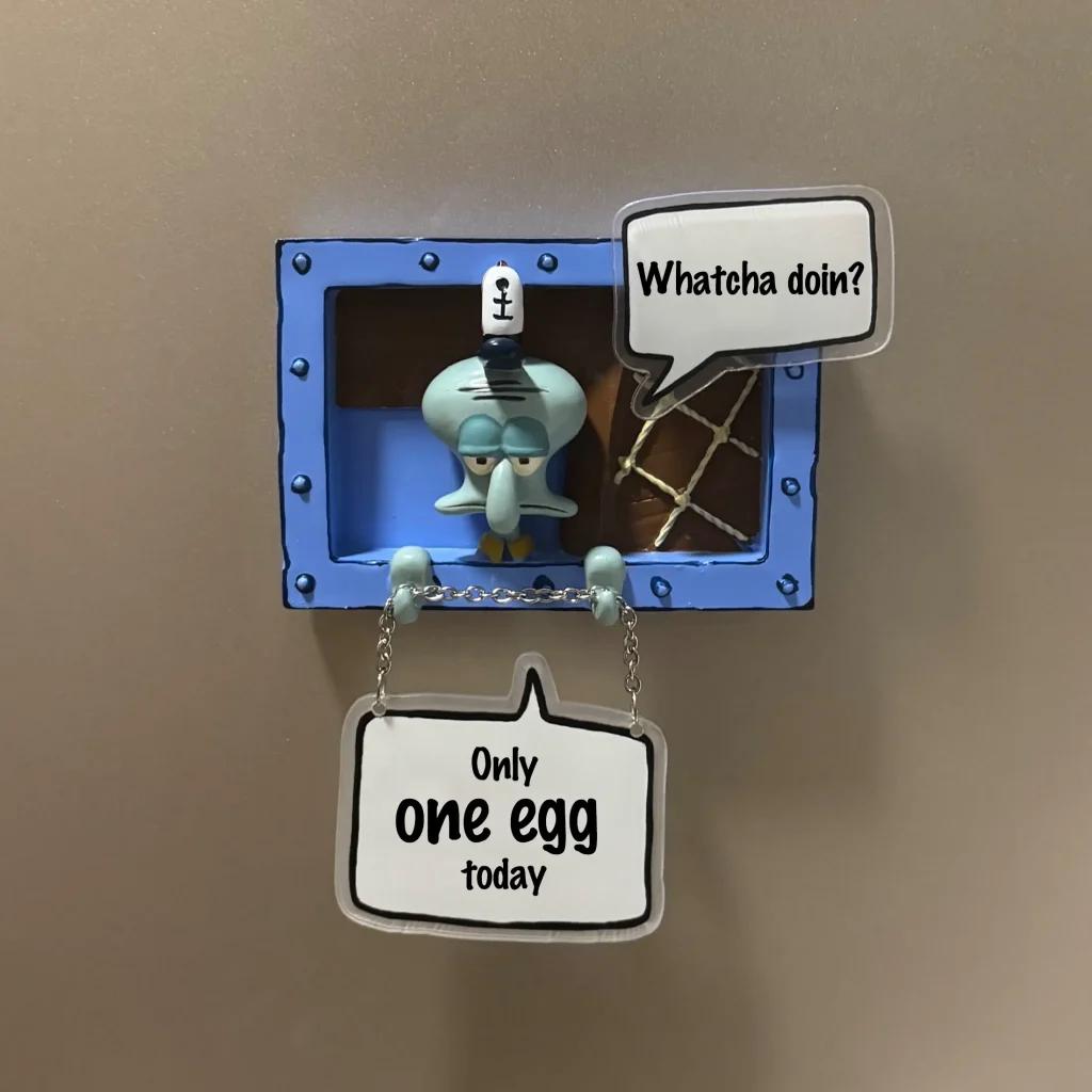 SquidWard Fridge Magnet - Writable Signboard