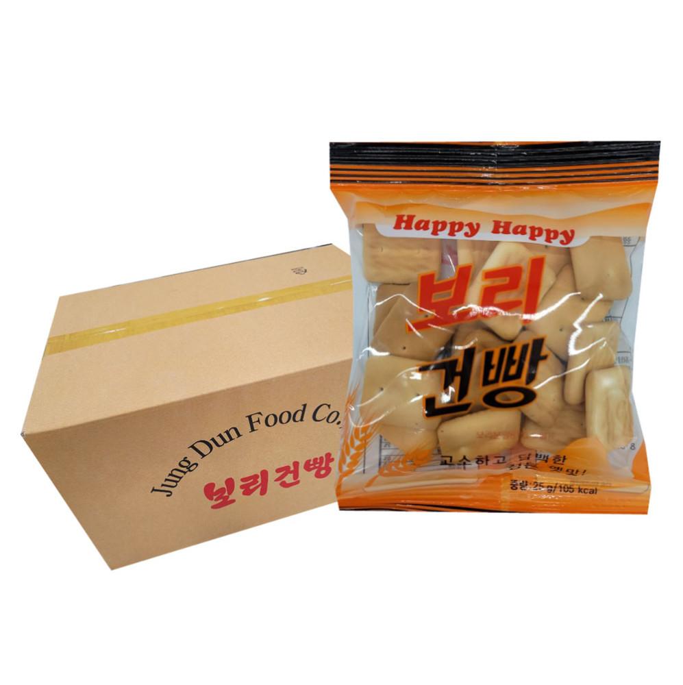 정든식품 보리건빵 25g 150개(한박스) 옛날과자 추억건빵